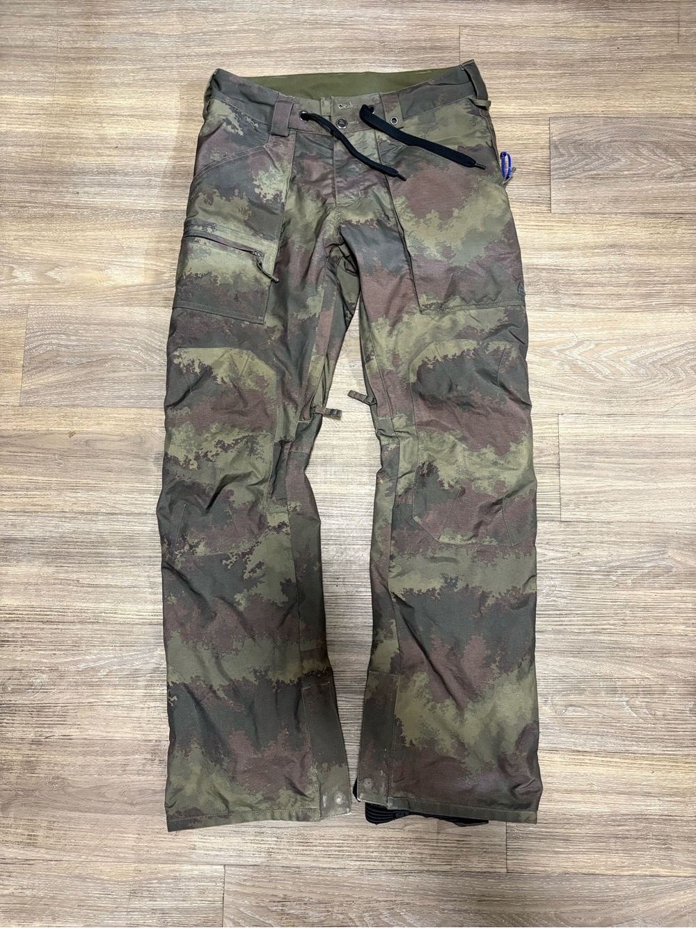 BURTON DRYRIDE Camo Snowboard Pants Ski Pants Size S